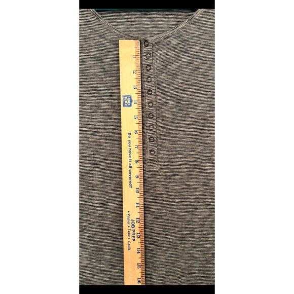 Ruff Hewn Henley Top Womens Large Y2K Grunge Cozy Cabincore Layering Bella Swann - Picture 2 of 9